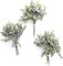 Artificial Plants Eucalyptus Leaves Branches,18Pcs 15" Tall Fake Greenery Filler Decor w/Stems, Realistic Texture Flocked Plants for Wedding Bouquets/Table Centerpieces, Room/Office 14.96"D x 3.35"W x 3.35"H
